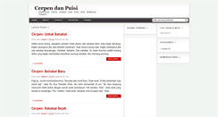 Desktop Screenshot of kumpulan-cerpen-puisi.blogspot.com