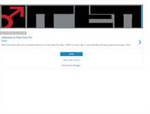 Tablet Screenshot of freefindsforguys.blogspot.com