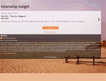 Tablet Screenshot of internshipinsight.blogspot.com