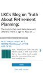 Mobile Screenshot of lkctruthaboutretirementplanning.blogspot.com