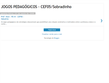 Tablet Screenshot of jogospedagogicoscef05.blogspot.com