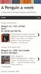 Mobile Screenshot of apenguinaweek.blogspot.com