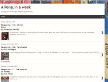 Tablet Screenshot of apenguinaweek.blogspot.com