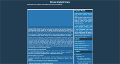 Desktop Screenshot of breast-implant-scars.blogspot.com