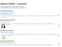 Tablet Screenshot of dukan-regime.blogspot.com