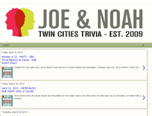 Tablet Screenshot of joeandnoah.blogspot.com