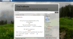 Desktop Screenshot of chachabeads.blogspot.com