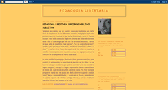 Desktop Screenshot of milena-pedagogialibertaria.blogspot.com