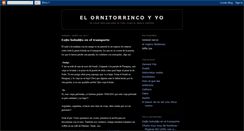 Desktop Screenshot of elornitorrinco.blogspot.com