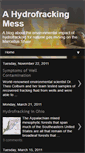 Mobile Screenshot of ahydrofrackingmess.blogspot.com