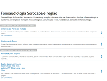 Tablet Screenshot of fonoaudiologiasorocaba.blogspot.com