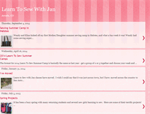 Tablet Screenshot of learntosewwithjan.blogspot.com
