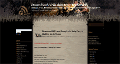 Desktop Screenshot of downloadlirikmp3terbaru.blogspot.com