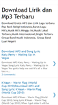 Mobile Screenshot of downloadlirikmp3terbaru.blogspot.com