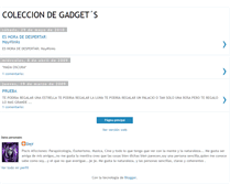 Tablet Screenshot of colecciondegadgets.blogspot.com
