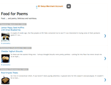 Tablet Screenshot of foodforpoems.blogspot.com