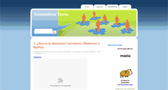 Desktop Screenshot of costumbres-tacna.blogspot.com