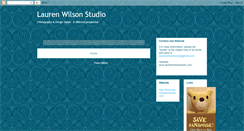Desktop Screenshot of laurenwilsonstudio.blogspot.com
