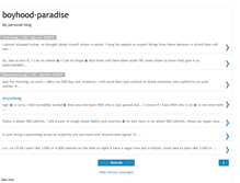 Tablet Screenshot of boyhood-paradise.blogspot.com