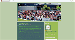 Desktop Screenshot of kgicsummerprogram.blogspot.com