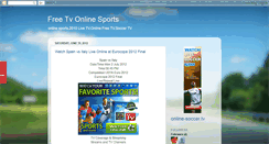 Desktop Screenshot of free-tv-online-sports.blogspot.com