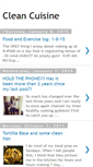 Mobile Screenshot of cookingcleancuisine.blogspot.com
