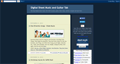 Desktop Screenshot of digital-sheet-music.blogspot.com