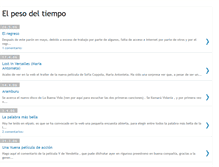 Tablet Screenshot of pesodeltiempo.blogspot.com