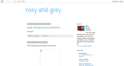 Desktop Screenshot of everythingisrosyandgrey.blogspot.com