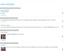 Tablet Screenshot of everythingisrosyandgrey.blogspot.com