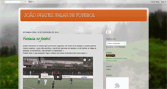 Desktop Screenshot of joaopratestreinadorfutebol.blogspot.com