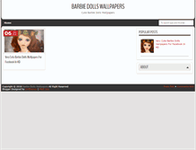 Tablet Screenshot of barbiedollwallpapers.blogspot.com
