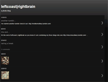 Tablet Screenshot of leftcoastrightbrain.blogspot.com