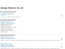 Tablet Screenshot of designpatterns4all.blogspot.com