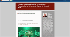 Desktop Screenshot of ecologiasemecologismo.blogspot.com