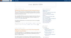 Desktop Screenshot of 1001blogtips.blogspot.com