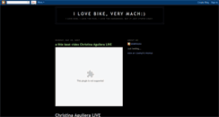 Desktop Screenshot of i-love-bike-very-mach.blogspot.com