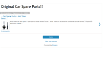 Tablet Screenshot of originalcarspareparts.blogspot.com