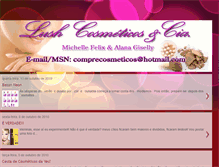 Tablet Screenshot of lushcosmeticosecia.blogspot.com