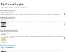 Tablet Screenshot of ladylee35.blogspot.com