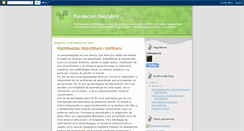 Desktop Screenshot of fundaciondescubrir.blogspot.com