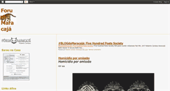 Desktop Screenshot of forumaracaja.blogspot.com