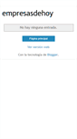 Mobile Screenshot of empresasdehoy.blogspot.com