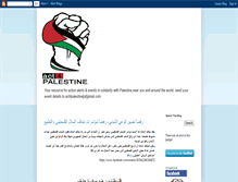 Tablet Screenshot of act4palestine.blogspot.com