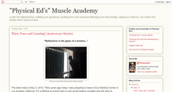 Desktop Screenshot of physicaledsmuscleacademy.blogspot.com