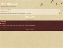 Tablet Screenshot of abcdmalayalam.blogspot.com