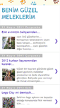 Mobile Screenshot of benimguzelmeleklerim.blogspot.com