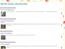 Tablet Screenshot of benimguzelmeleklerim.blogspot.com