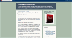 Desktop Screenshot of expertnetworkmarketer.blogspot.com