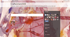 Desktop Screenshot of craftwoman2008.blogspot.com